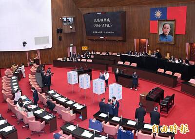 財劃法覆議案立院投票 又遭藍白否決
