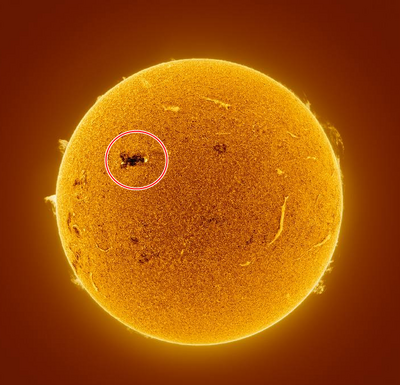 等於百億顆氫彈爆炸！超巨太陽黑子正轉向我們 火力範圍籠罩地球