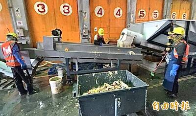 春節將至垃圾爆量 台中驚見「菜刀」丟進廚餘險傷人