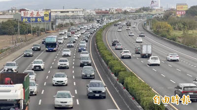 初二返鄉加出遊雙車潮 國1彰化南下時速剩20公里