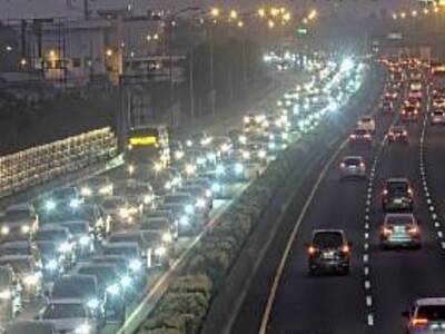 國1彰化入夜湧北返車潮 北斗至彰化系統壅塞