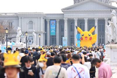 《Pok&eacute;mon GO》湧人潮 主會場2天逾12萬人次參加