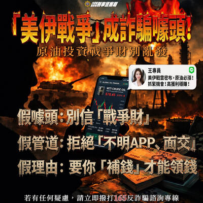美伊戰爭成詐騙噱頭！誆原油上漲保證獲利 7旬婦被詐242萬