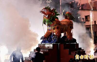 圖輯》大龍峒保安宮「放火獅」 米其林三星級景點盛事超震撼