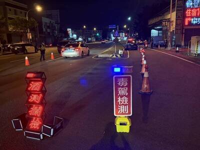 彰化毒駕大執法 平均每天檢出5人毒駕