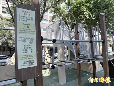士林天壽公園木棧板間隙大 家長：每週至少1個小孩踩空