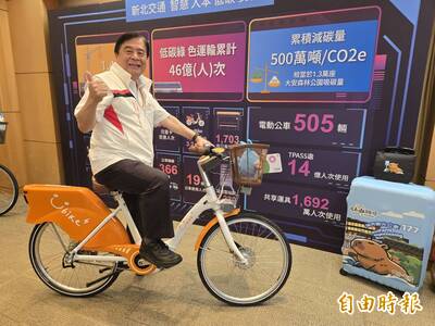 新北響應6/3世界自行車日  送咖啡、抽限量好禮