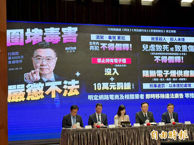 《TAIPEI TIMES》Cabinet passes amendments to boost penalties