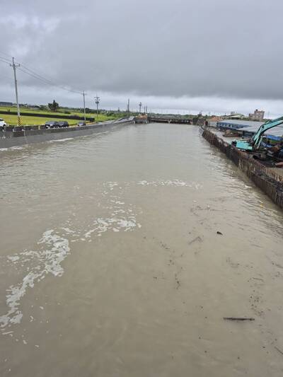 巴威逼近！水林萬興大排治理中遇考驗 雲林縣府備戰