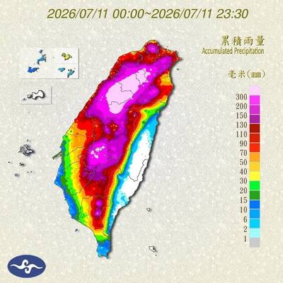 巴威強風豪雨！各地測站排行出爐 苗栗拉庫斯雨量飆破759毫米