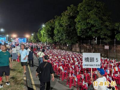 開場喊1萬人到場！柯志恩第2場大型造勢真實情況是……