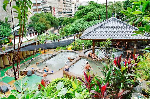 北投公園露天溫泉一泡三享 地方 自由時報電子報