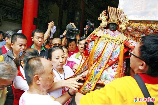 奉天宮開台媽祖 神 采奕奕赴國慶 地方 自由時報電子報