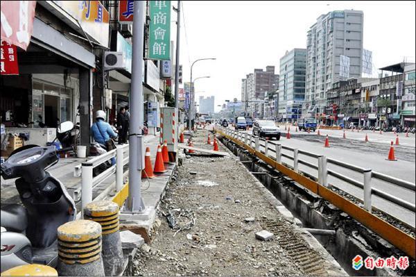 人行道做不完 新莊思源路生意 壞了了 地方 自由時報電子報