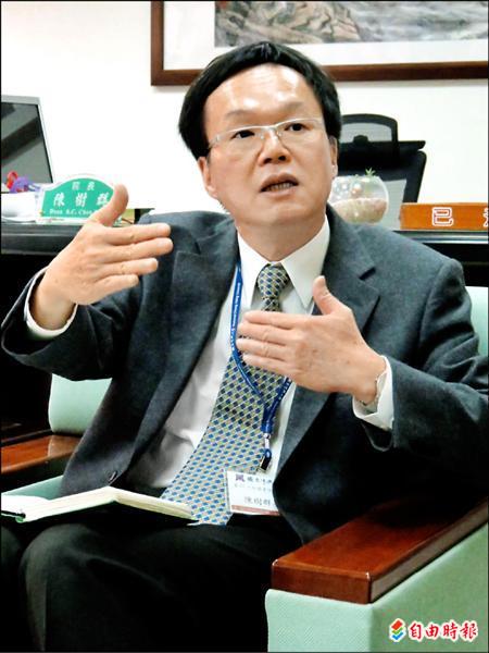 中興大學農資學院院長陳樹群。（記者蘇孟娟攝）