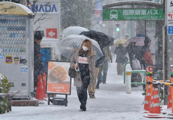 日本東京大雪強襲 已3死500傷 國際 自由時報電子報