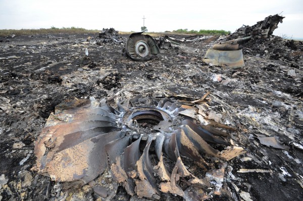 馬航MH17班機在從荷蘭飛往馬來西亞途中，在烏克蘭東部被擊墜。（法新社）