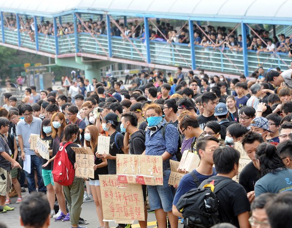 香港佔中行動連持續數日，特首採拖延戰術，昔日中國民運領袖柴玲憂心，長期霸路恐失民心。（資料照，特派記者方賓照攝）