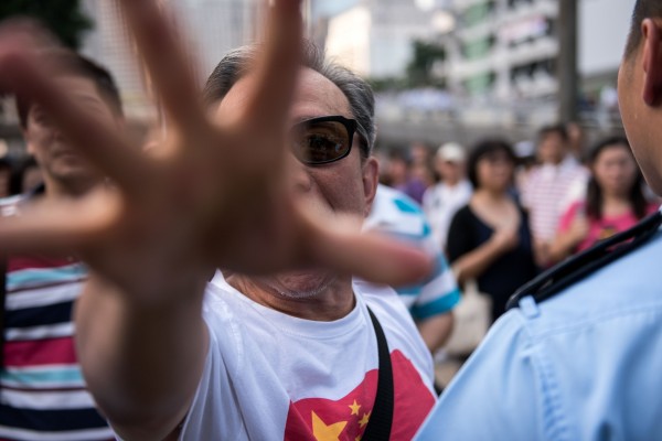 香港《蘋果日報》今日傳出壹傳媒集團網站被駭客攻擊，造成網站當機。（法新社）