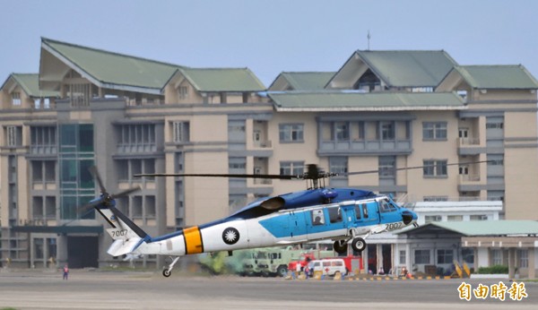 S-70C直升機。（資料照，記者游太郎攝）