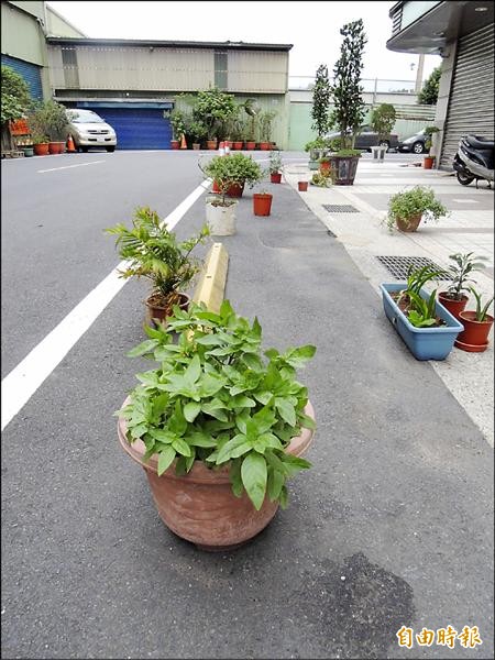 搬走路霸盆栽被當賊辦 社會 自由時報電子報