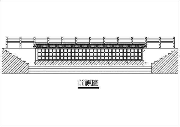 壁葬前視圖。（草屯鎮公所提供）