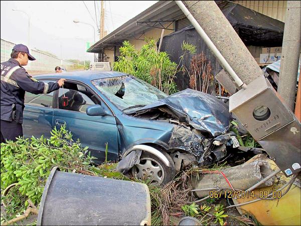 黃姓男子酒駕肇禍，害1名機車騎士慘死。（記者黃佳琳翻攝）