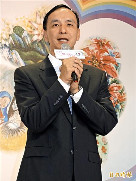 新北市長朱立倫昨表示，將檢討政策及執行面，於適當時機公布人事安排。（記者賴筱桐攝）