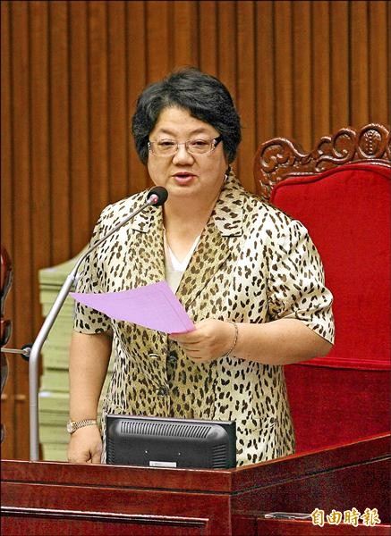 台北市議會國民黨團昨天舉行「假投票」，現任議長吳碧珠獲力挺拚連任。（資料照，記者方賓照攝）