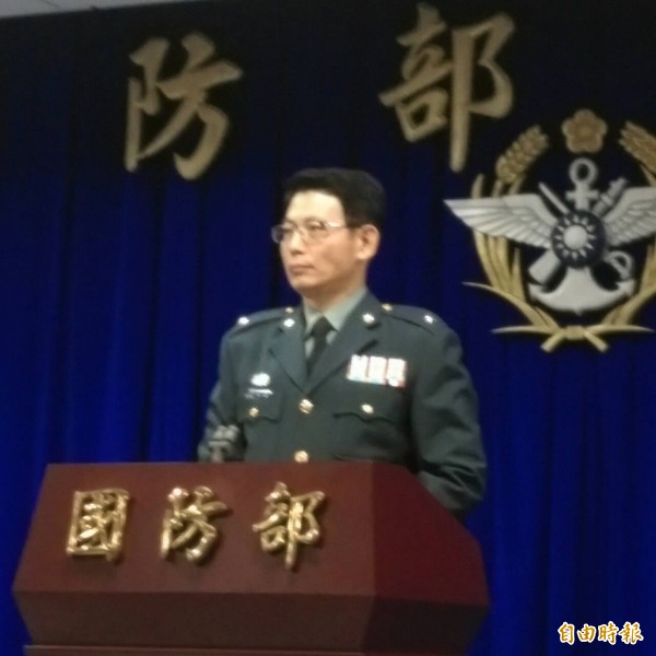 國防部發言人羅紹和今天說，左權於抗戰時加入國軍，也使用國軍番號，既然為國犧牲就應納入名冊、正視史實。（記者周思宇攝）