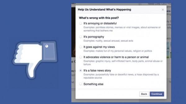 網友可發揮「守門人」的功能，幫忙臉書舉報錯誤訊息。（圖擷自《Lifehacker》） 
