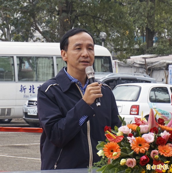 新北市長朱立倫。（記者張安蕎攝）