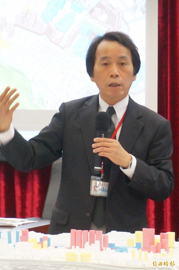 台北市副市長林欽榮表示，大巨蛋拆不拆是科學問題，不是政治問題。（記者涂鉅旻攝）