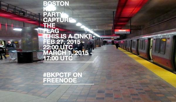 美國波士頓線上駭客大賽（Boston Key Party）海報。（翻攝網路）
