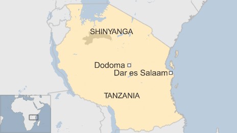 非洲坦尚尼亞週二晚上下起大雨，夾雜了強風和冰雹，造成當地發生大洪災，目前38死82傷。（圖片擷取自BBC新聞網）