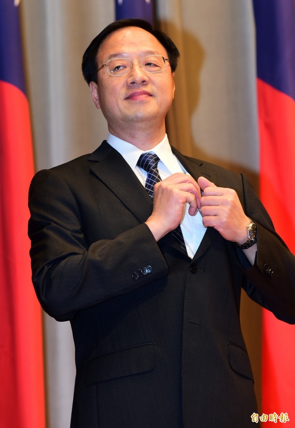 前行政院長江宜樺獲聘為新任總統府資政。（記者羅沛德攝）