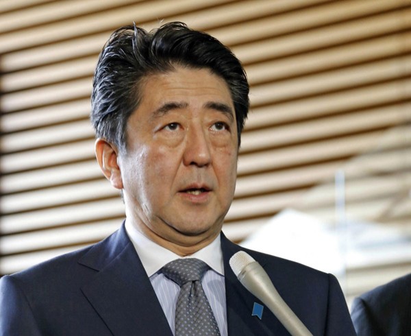 日本首相安倍晉三。（美聯社資料照）