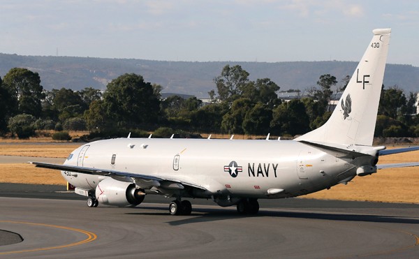 美國波音公司的P-8「海神式」（P-8A Poseidon）反潛巡邏機。（美聯社資料照）