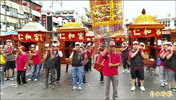 澳底仁和宮展開為期九天的媽祖文化祭。（記者林欣漢攝）