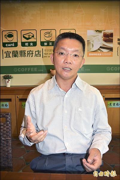 國民黨徵召前縣議員李志鏞參選立委。（記者游明金攝）