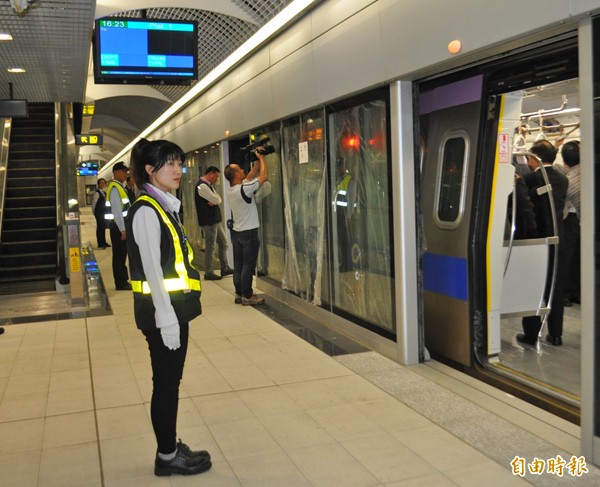 桃園機場捷運。（資料照，記者李容萍攝）