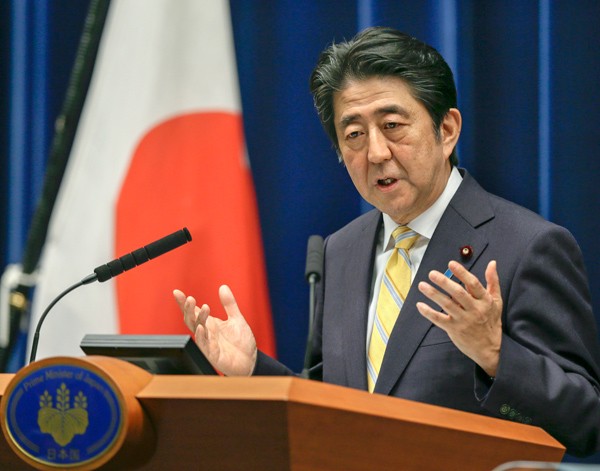 日本首相安倍晉三。（歐新社）