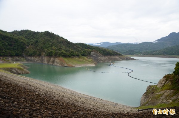 曾文水庫累積降雨量達43.1mm，預估入流量320萬噸。（資料照，記者吳俊鋒攝）