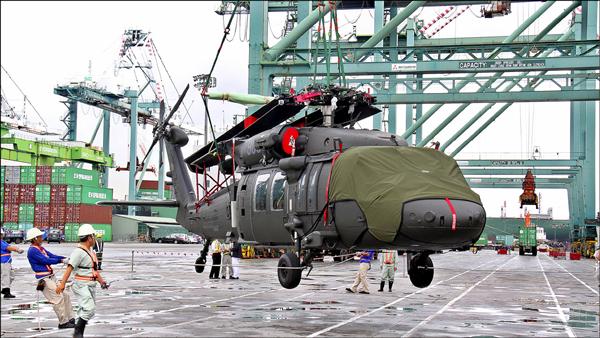 UH-60M黑鷹直升機。（陸軍司令部提供）