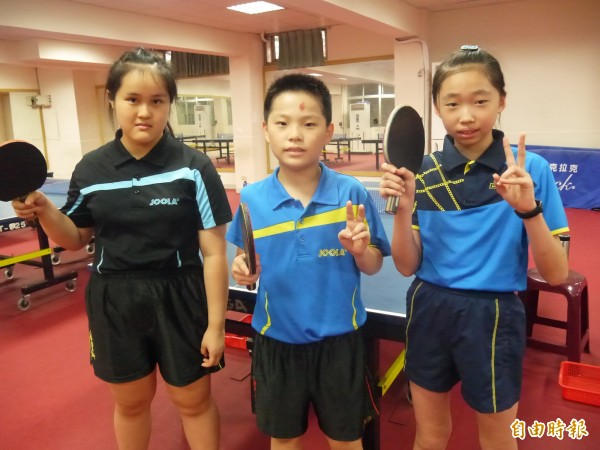 宜蘭國小三名小將入選桌球國手 生活 自由時報電子報