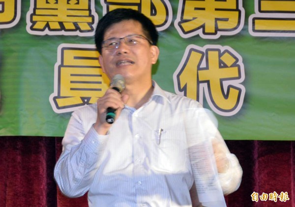 台中市長林佳龍。（記者蘇金鳳攝）