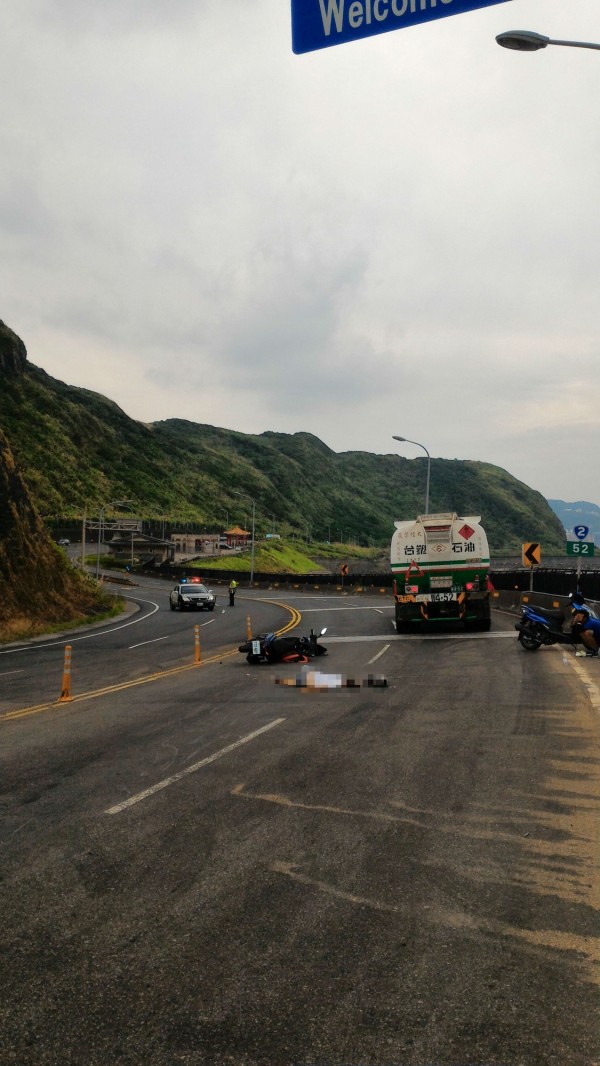 22歲盧姓女子當場死亡。（記者吳政峰攝）
