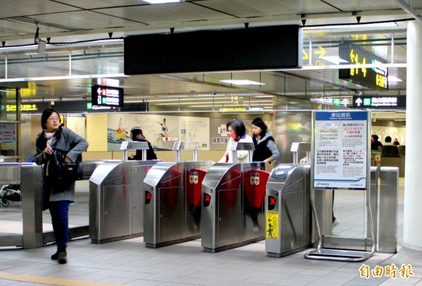 颱風天北捷將視狀況調整捷運班距（資料照，記者郭逸攝）