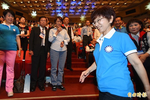 國民黨全代會提名洪秀柱為總統參選人。(資料照)