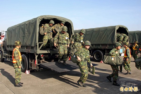 後備軍人。（資料照，記者羅添斌攝）